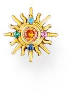 Thomas Sabo Aranyozott ezüst nap fülbevaló színes kövekkel