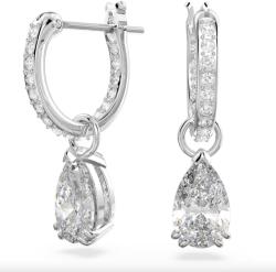 Swarovski Millenia körte alakú áttetsző kristály karika fülbevaló