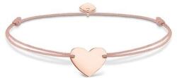 Thomas Sabo Textil karkötő gravírozható rozé szívvel