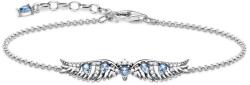 Thomas Sabo Dupla főnix szárny ezüst karkötő kék kővel