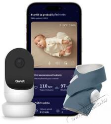 Owlet Dream Sock okos zokni 0-18 hónapig + Cam 2 kamera - Éjkék