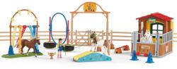 Schleich 72149 Farm World Lovasiskola Póni Figurákkal