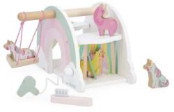 Janod Unicorn Casă de lemn pentru unicorni (J08591)