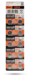 Maxell Gombelem, LR44, A76, 1, 5 V, 18750