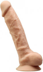 SilexD Dildo Thermo Reactive Silicon cu Memorie Dubla Densitate 20 cm Dildo