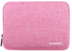 HAWEEL tok álló, textil (univerzális, ütésálló belső réteg, cipzáras, légáteresztő, 7.9" méret) RÓZSASZÍN GP-94794 (GP-94794)