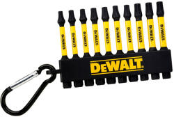 DEWALT DT7275-QZ Csavarozóbit készlet, karabineres torx 50mm T20 x3, T25 x4, T30 x3 (DT7275-QZ)