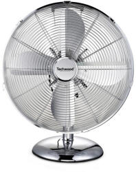 Techwood TVI-335 fém asztali ventilátor, 30 cm-es lapátátmérő, 45 W, 3 sebesség, oszcillálás, hálózati tápellátás (TVI-335) - mione