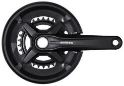 Shimano Altus FC-MT210 integrált tengelyes trekking hajtómű 30-46T, 175 mm, 2x9s, alumínium, LV, fekete