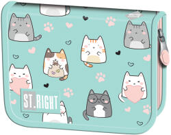 UNIPAP St. Right Charming Cats cicás kihajtható tolltartó PC03 20, 5x14x3, 5cm