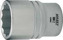 HAZET Dugókulcsfej, kettős hatlapú, belső négyszög 12, 5 mm (1/2), Hazet 900Z-30 (8269580301) (8269580301)