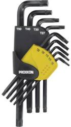 PROXXON 23 944 Derékszögű torx kulcs készlet, 9 részes, méretek: T8/T10/T15/T20/T25/T27/T30/T40/T50 (23 944) (23 944)
