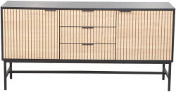 Mago K1 Tölgy-Fekete Modern Komód Laminált Lappal (SIG-MAGOK1)