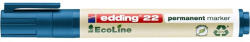 edding 22 Ecoline kék permanent marker (7580176002) - haztartasibolt