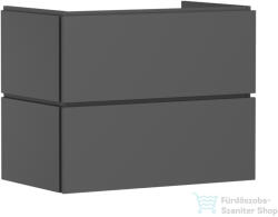 Hansgrohe XILESA E 78x47 cm-es 2 fiókos szekrény push-open fiókokkal, matt palaszürke 54296760 (54296760)