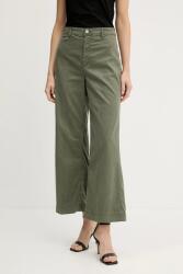 Guess nadrág DAKOTA zöld, magas derekú egyenes, W5GA1Y WH7B1 - zöld 25/29 - answear - 37 990 Ft