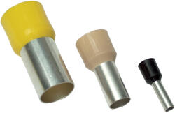 Tracon Szigetelt (PA6.6) érvéghüvely 6mm2, L=26mm, ónozott elektrolitréz, zöld (E123)