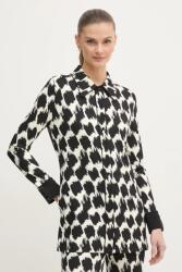 Diane Von Furstenberg ing női, galléros, fekete, regular, DVFBL4S015 - fekete L