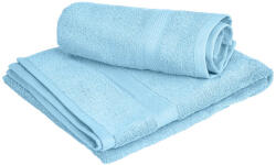  1x prosop de baie CLARYSSE ELEGANCE 70x140 cm + 1x prosop CLARYSSE 60x110 cm 100% bumbac, albastru deschis Prosop