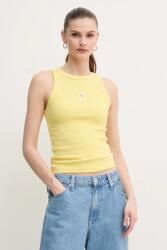 Calvin Klein Jeans top sárga, J20J225311 - sárga L