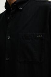 APC A. P. C. Памучна риза A. P. C. Chemise Mateo Logo (COHAH.H12599) - answear - 312,74 лв