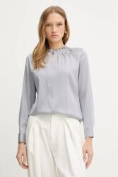 HUGO BOSS selyemblúz lila, sima, 50548224 - lila 42