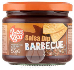 Poco Loco Salsa szósz BBQ ízesítéssel 330g - vegyesbolt