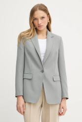 BOSS Orange zakó szürke, sima, egysoros gombolású, 50545586 - szürke 36