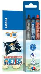 Pilot Rollertoll, 0, 35 mm, nyomógombos, PILOT "Frixion Ball Plus One Piece", 3 különböző szín (PWLT449546) - tintasziget