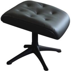 Flexlux Fekete bőr FLEXLUX VOLDEN II. lábtartó, 53 x 44 cm (FX-290031500960103)