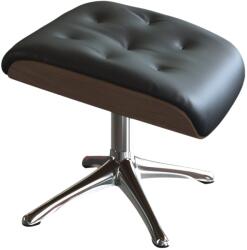Flexlux Fekete bőr lábtartó FLEXLUX VOLDEN 53 x 44 cm (FX-290036500960101)