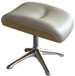 Flexlux Világosszürke bőr FLEXLUX CLEMENT lábtartó 53 x 44 cm (FX-280035500967101)