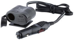 CARMOTION Szivargyújtó elosztó biztosítékkal (12V/10A) (58604_36269_aho)