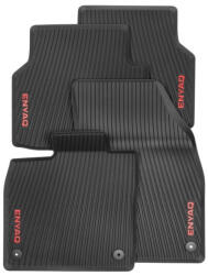 Skoda Skoda Enyaq iV 2021- (piros felirat) Skoda méretpontos gumiszőnyeg szett (5LA061500B_39781_aho)