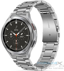 Samsung Galaxy Watch 4 / 5 / 5 Pro / 6 / 7 / FE (40 / 44 / 45mm) / Watch 4 Classic / 6 Classic (42 / 43 / 46mm), fém pótszíj, TP Stainless, ezüst - mobil-box