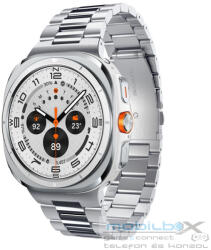 Samsung Galaxy Watch Ultra (47mm) SM-L705, fém pótszíj, Spigen Modern Fit, ezüst - mobil-box
