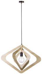 Sigma Glam barna-fekete függesztett lámpa (SIG-31279) E27 1 izzós IP20