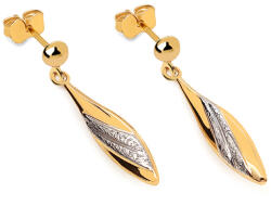Heratis Forever Arany stekkeres fülbevaló gravírozással, Carey, 14K IZ11811L