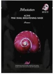 JMsolution Active Pink Snail Brightening Mask Prime - Arcmaszk Csiganyálkával 1db/30ml