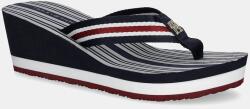 Tommy Hilfiger flip-flop IM PLATFORM BEACH SANDAL sötétkék, női, éksarkú, FW0FW08371 - sötétkék Női 41