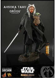 Hot Toys Star Wars The Mandalorian Ahsoka Tano and Grogu akciófigura (607812) (607812)