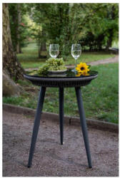 Breve asztal üveglappal 51 cm-es (90637-17360)
