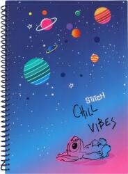  Spirálfüzet A4 100lapos kockás Disney Black Stitch Chill Vibes (91484)