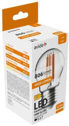 Avide LED Filament Mini gömb 6.5W E27 természetes fehér 4000K High Lumen (ABLFMG27NW-HL-6.5W)