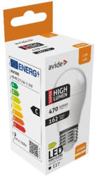 Avide LED gömb Mini G45 2.9W E27 természetes fehér 4000K Super High Lumen (ABMG27NW-2.9W)