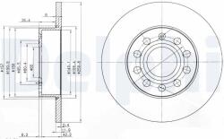 DELPHI féktárcsa DELPHI BG3890 for AUDI, SKODA, VW, SEAT (BG3890)