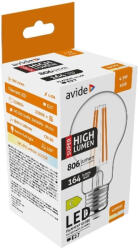 Avide LED Filament gömb 4.9W E27 A60 természetes fehér 4000K Super High Lumen (ABLFG27NW-4.9W-SHL)