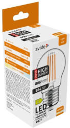 Avide LED Filament Mini gömb 4.9W E27 természetes fehér 4000K Super High Lumen (ABLFMG27NW-4.9W-SHL)