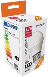 Avide LED gömb Mini G45 4.5W E27 természetes fehér 4000K (ABMG27NW-4.5W)