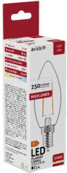 Avide LED Filament gyertya 2.5W E14 meleg fehér 2700K (ABLFC14WW-2.5W)